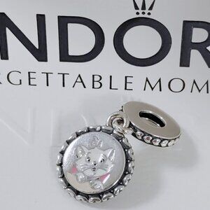 Pandora Aristocats Marie Cat Lady Disney Park Exclusive Dangle Charm S925 Silver